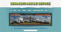 Desktop Screenshot of normansmarineservice.com